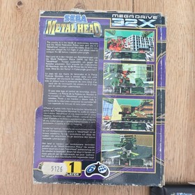 Metal Head (SEGA Megadrive 32X/1995) no instructions.