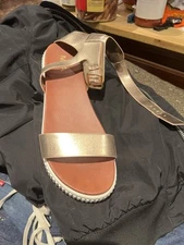 MIA Leanna Casual Ankle Strap Platform Sandals Women's US 10M