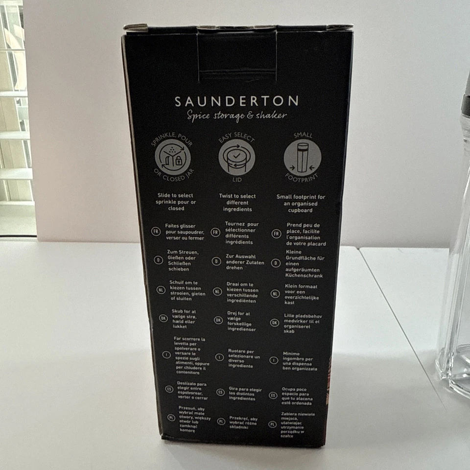 Cole & Mason Saunderton Herb and Spice Storage Shaker Dispenser Jars - Image 3 of 4