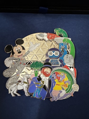 Disney World Artist Series Maria Stuckey Epcot Retro Figur Jumbo Pin 750 LE - Bild 2 von 4