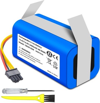 3400mAh Vacuum Battery Replacement for AIRROBO P10 for Robot 360 C50 for TCL S1