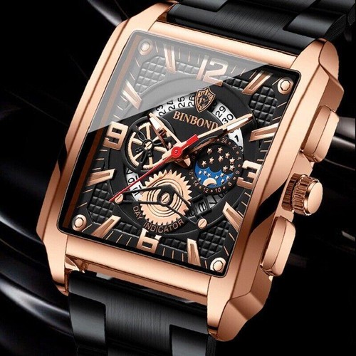 Business Luminous Waterproof Stainless Steel Fashion Analog Men's Quartz Watch