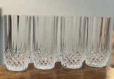 Cristal D'Arques Longchamp Diamond Cut Crystal Highball Tumblers Pair — listing 6