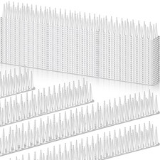 Geetery 48 Pack Bird Spikes Bulk Transparent ...