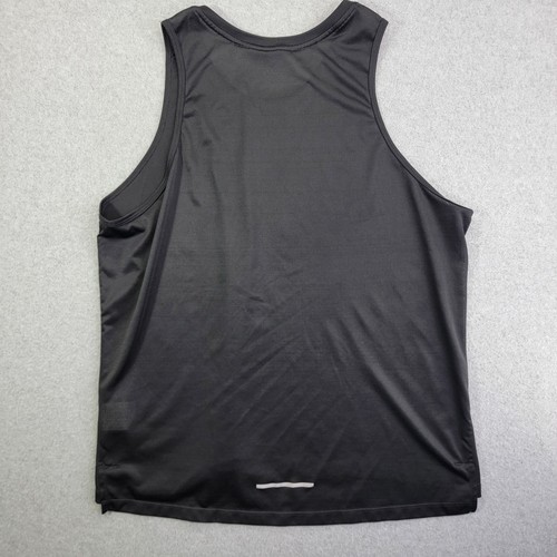 Nike Dri-FIT Black Tank Top Men’s XL Sleeveless Running Shirt Lightweight gym - Picture 4 of 9