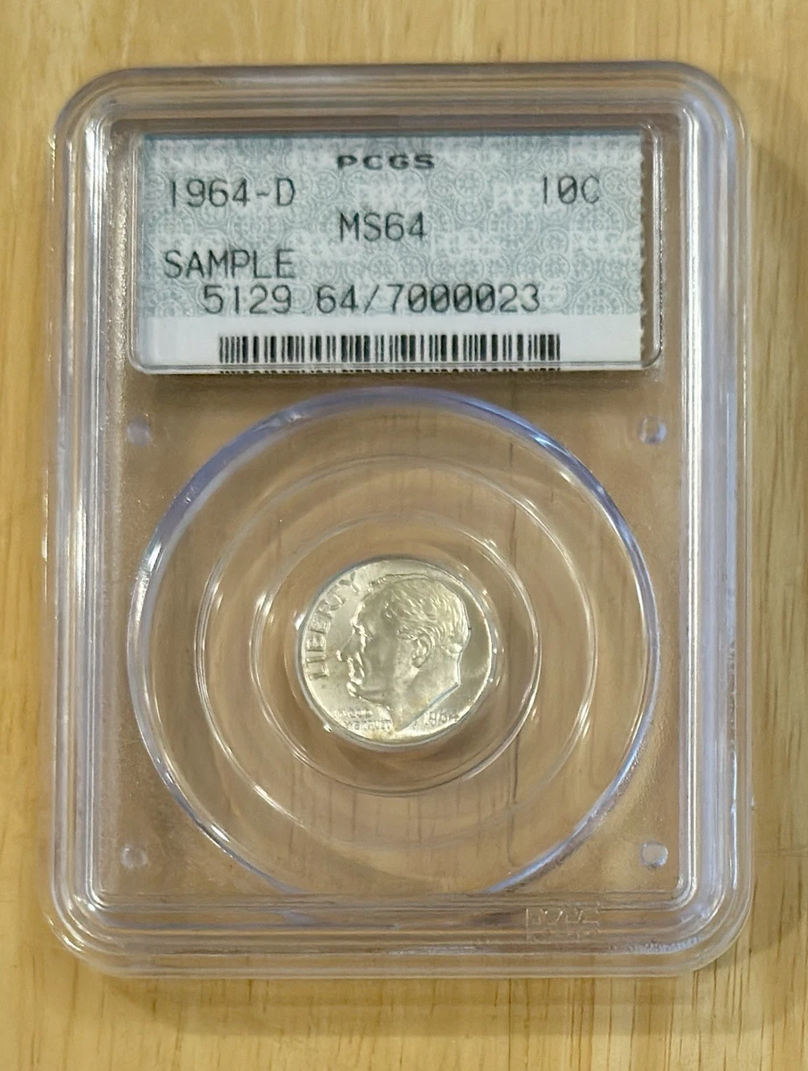 Business PCGS Certified MS 64 Graded Roosevelt Dimes (1946-Now
