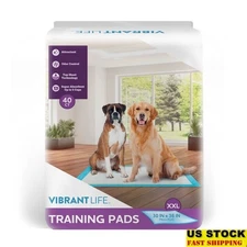 XXL Puppy Training Pads 40 Count Super Absorbent Odor Control Heavy Duty New