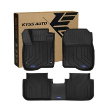 KYSS TPE Floor Mats -Floor All Weather Protector Truck Liners for Honda CRV C...