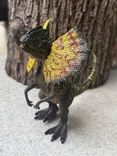 Mattel Jurassic Park Dilophosaurus 8.5 in Action Figure Dinosaur Toy
