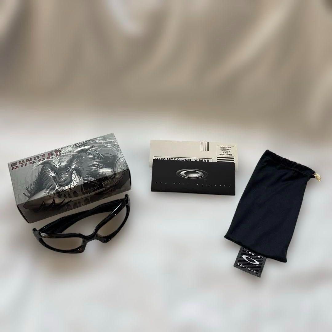 OAKLEY MONSTER DOGGLE Sunglasses Polished Black | eBay