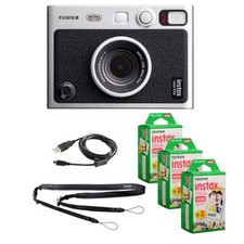 FUJIFILM INSTAX MINI EVO Instant Film Camera 3 Pack Film Cleaning Cloth
