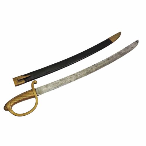 German Briquet Sword w/ Scabbard 19th Century by A. Werth