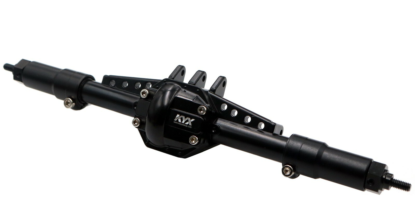 Guscio Assale Nero In Metallo Per Axial SCX10 II Anteriore O Posteriore - Foto 6