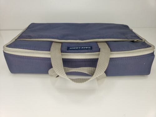 Vintage Case Logic 30 Cassette Tape Zippered Storage Carrying Case w/ Handle - Picture 3 of 13