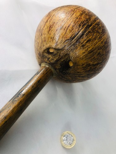 Coconut Maracas Hand Made Musical Instrumental Working Wooden ra - Imagen 3 de 7