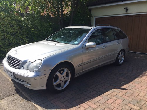 2001 MERCEDES C320 AVANTGARDE ESTATE AUTO SILVER (Petrol)