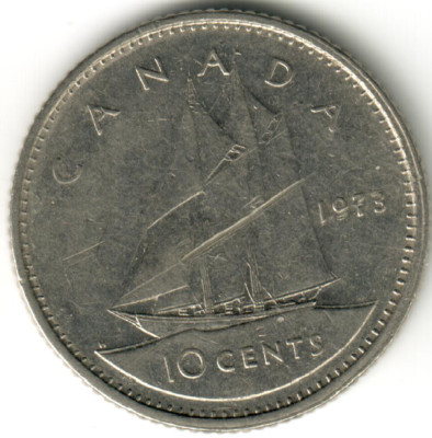 Canada - 10 Cents - 1973 - #2 - Elizabeth II 2nd portrait | eBay