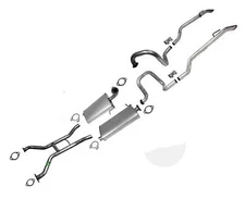 For 2003-2009 Ford Crown Victoria Muffler DUAL Exhaust System Without Resonators