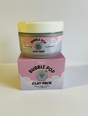 Esfolio Bubble Pop Clay Pack - Deep Cleansing & Pore Face Mask-K Beauty