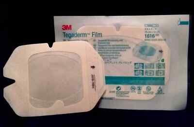 TEGADERM 3M 1616 4'' x 4 3/4'' Dressing w/Border Exp 2027 50/BX