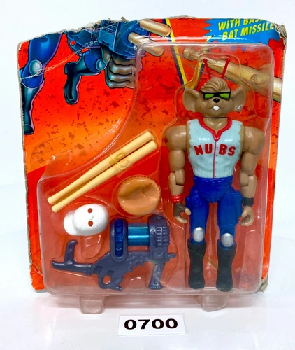 Biker Mice From Mars Sports Bros Home Run Throttle Galoob 1993 Mint on Cut Card
