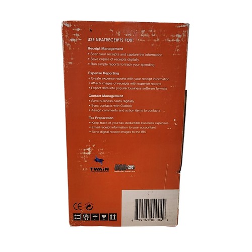 Neat Receipts Scanalizer Handheld Scanner Scans Reads Sorts Generates Reports - Picture 11 of 15