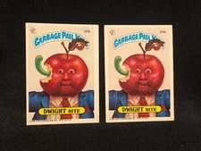 (2) DWIGHT BITE 121B 1986 Garbage Pail Kids 