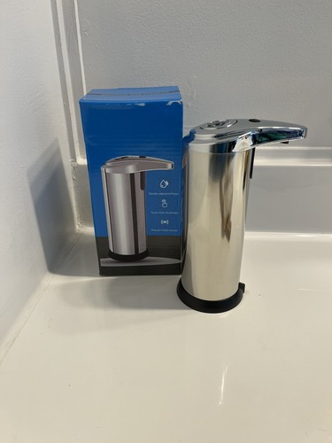 NEW Touchless Automatic Soap Dispenser Stainless Steel Infrared Motion Sensor