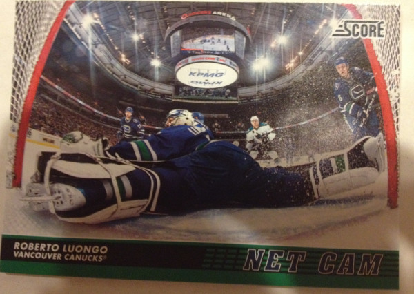 2012-13 Score Net Cam #NC12 Roberto Luongo - NM-MT