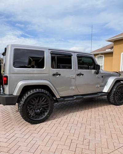 JEEP WRANGLER Wheels RIMS new 33 new m/t tires Jeep * 20 FUEL 18" 4 2017-2023 - Picture 4 of 16