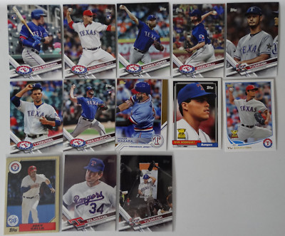 2017 TOPPS UPDATE TEXAS RANGERS MASTER TEAM SET 14 CARDS SP VARIATIONS 2017 TOPPS UPDATE TEXAS RANGERS MASTER TEAM SET 14 CARDS SP VARIATIONS