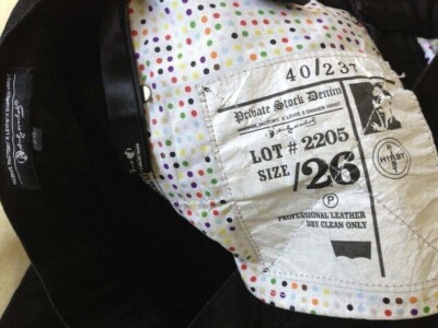 1 DAMIEN HIRST ANDY WARHOL SWAROVSKI CRYSTAL SKULL LEVI'S JEANS