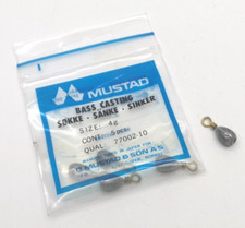 Zavorre MUSTAD 77002-10 - gr 4 - Pezzi 4 -eging spinning seppie calamari AB775