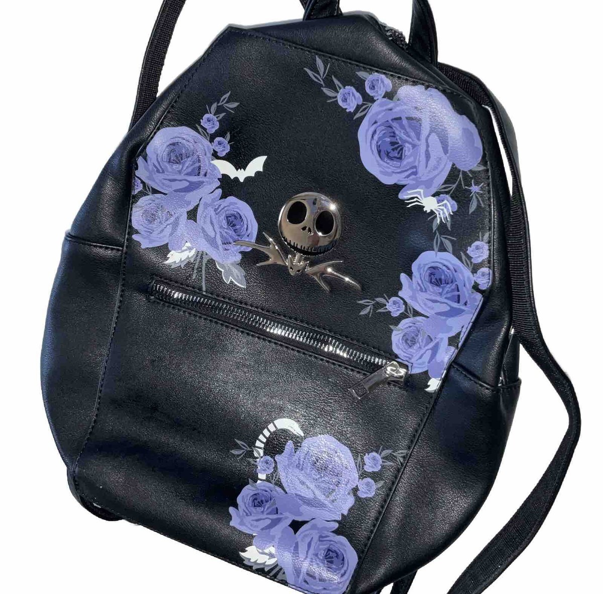 The Nightmare Before Christmas Coffin Mini Backpack Loungefly x The Nightmare Before Christmas Floral Jack and  main image 3