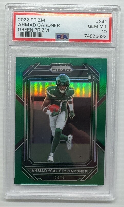 Sauce Gardner 2022 Prizm #341 Green Price Guide - Sports Sauce Gardner 2022 Prizm #341 Green Price Guide - Sports