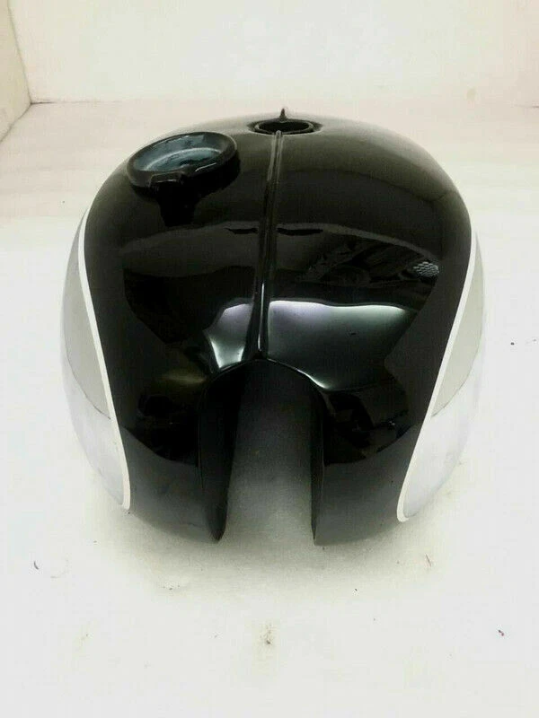 FITS FOR BSA A65 2 GALLON BLACK PAINTED CHROME & BADGES GAS FUEL PETROL TANK view 2