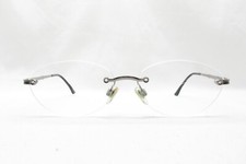 RALPH LAUREN RIMLESS SPORTS WRAP METAL EYEGLASSES FRAMES ITALY 53-15-135 115341