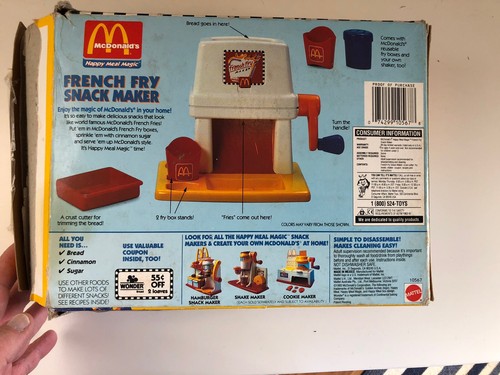 1993 Vintage McDonald's Mattel Lot; Fry, Pie, Nugget, Fountain, Hamburger. - Picture 20 of 23
