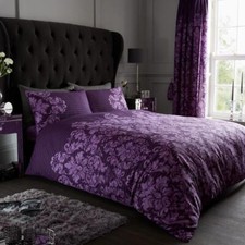 Reversible Duvet Quilt Cover Bedding Set Single Double King Size With Pillowcase