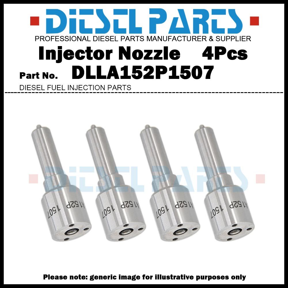 4x Fuel Injector Nozzle DLLA152P1507 for Mitsubishi Canter 3.0L