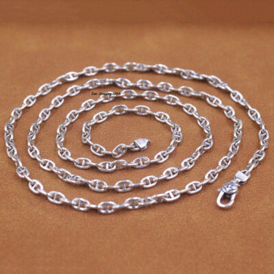 アクセサリー Vintage Silver Anker Chain Necklace 925 925 Sterling Silver Anchor Chain, Solid Silver Anchor
