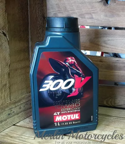 Motul 300V 4T Factory Line 10w40 Fully Synthetic Racing Motorcycle Engine Oil
