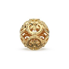 Strong and Beautiful Solid Gold 14k 18k Handmade Gold Spacer Bead Jewelry Making