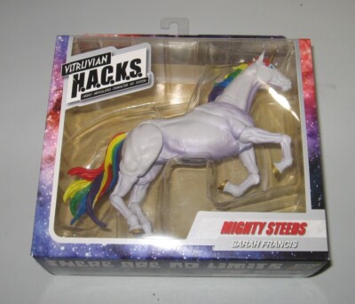 SARAH FRANCIS Vitruvian HACKS H.A.C.K.S. Mighty Steeds Unicorn Mount MISB