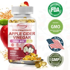 Aceto Di Sidro Di Mele 1000mg - Perdita Di Peso, Salute Dell'apparato Digerente