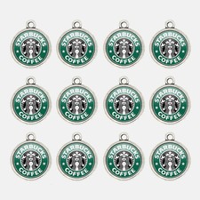 Starbucks Coffee Green Charms Pendant for Bracelets Necklaces