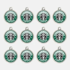 Starbucks Coffee Green Charms Pendant for Bracelets & Necklaces
