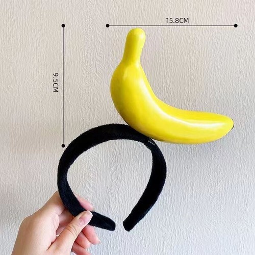 Women Fruits Lovely Headband Girls Funny Vegetable Cosplay Removable Hair Band - Picture 12 of 20