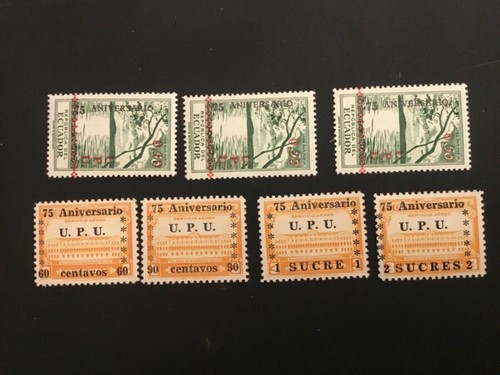 Collectzone Ecuador 529-531, C210-213 ss NH