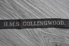 Royal Navy Cap Tally Ribbon - H.M.S. Collingwood. (DOT) - WW1 Battleship